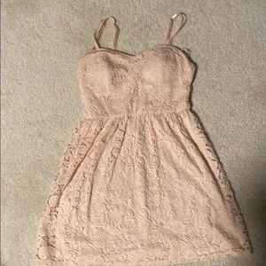 PINK LACE DRESS